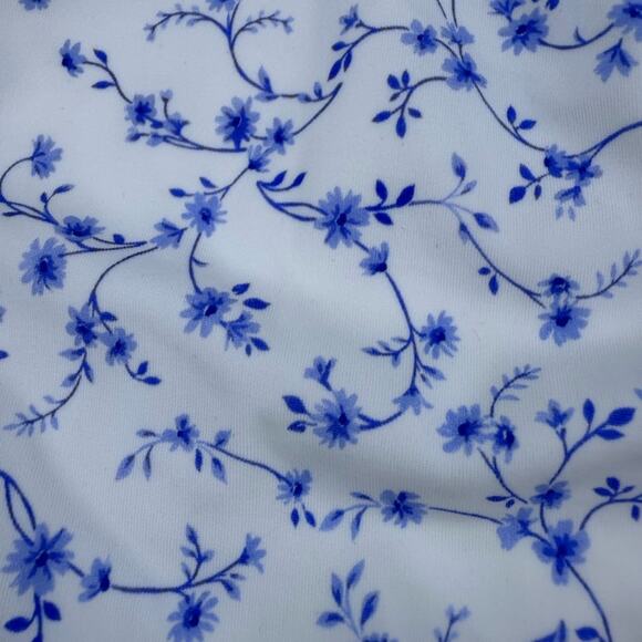 NWT Andie Swim The Symi Bikini Bottom Blue And White Ditzy Bloom Size XXXL - Picture 3 of 8